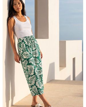 Roman Petite Cropped Trousers - Green