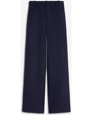 Boden Belgravia Linen Pants - Blue