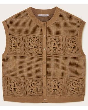 AllSaints Allsaints Kyra Waistcoat - Natural