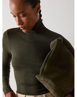 Whistles Essential Ribbed Sweater - Green