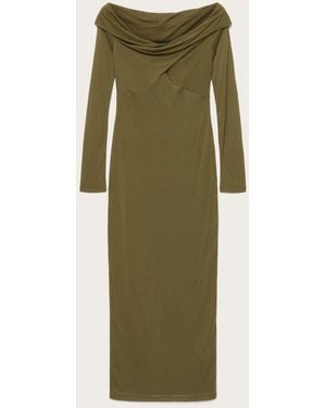 AllSaints Allsaints Delta Jersey Dress - Green