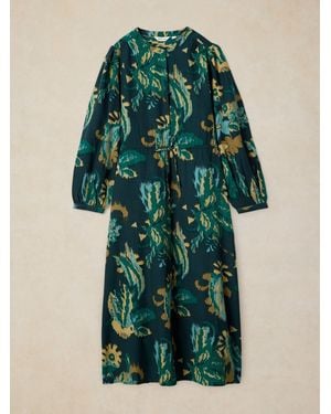 White Stuff Lana Midi Dress - Green