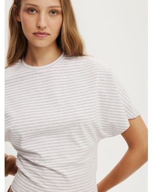 Cotton On Blair Batwing Short Sleeve T-Shirt - White