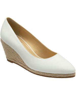 Lotus Espadrilles Mit Keilabsatz - Weiß