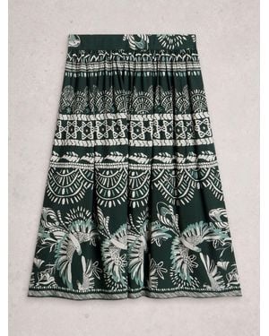 White Stuff Abigail Midi Skirt - Green