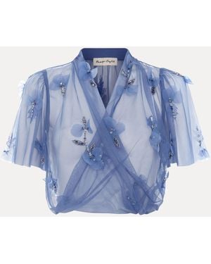 Phase Eight Azera Cover Up Jacket - Blue