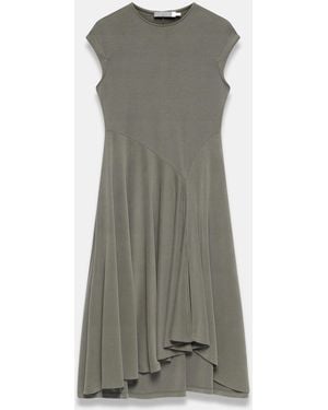 Mint Velvet Jersey Asymmetric Dress - Gray