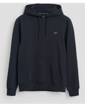 Threadbare Dark Hoodie - Blue