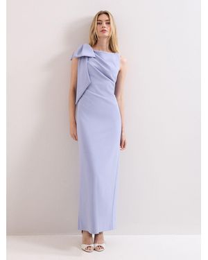 Phase Eight Alana Bow Dress - Purple