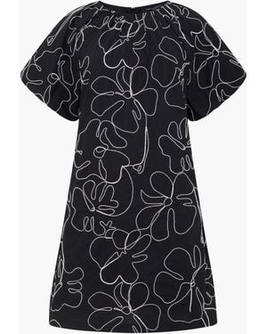 French Connection Rhodes Embroidered Mini Dress - Black