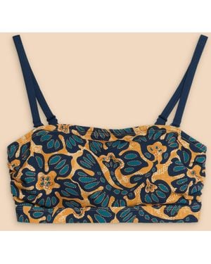 White Stuff Multi Verity Bandeau Bikini Top - Multicolor