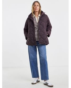 JD Williams Short Quilted Jacket - Blue
