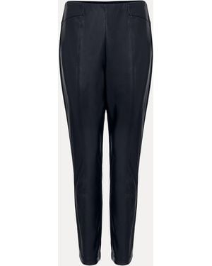 Phase Eight Alora Pu Mix Pants - Blue