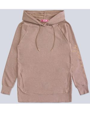 Pineapple Longline Hoodie - Natural