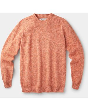 aubi Abbots Cashmere Touch Crew Neck Jumper - Pink