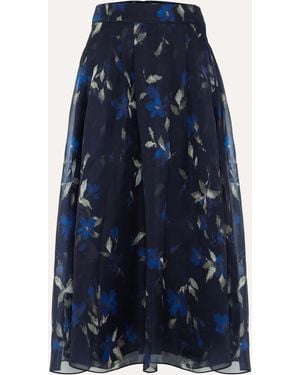 Phase Eight Marella Floral Skirt - Blue
