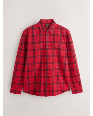 Next Check Long Sleeve Shirt - Red