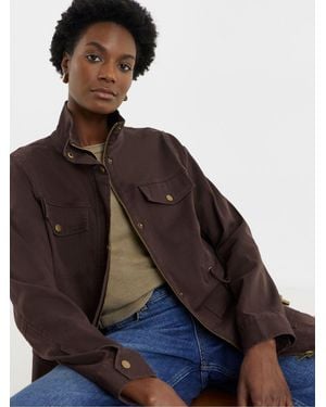 JD Williams Stretch Utility Jacket - Brown