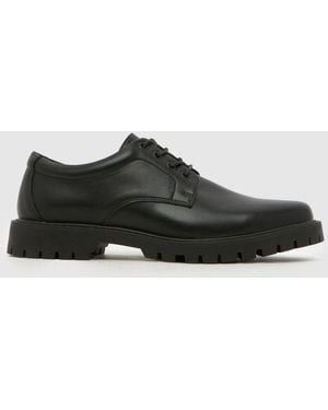 schuh Peri Chunky Lace Up Shoes - Schwarz