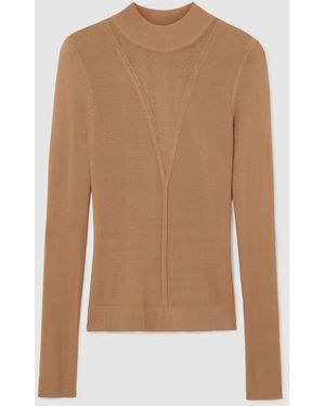 Reiss Camel Selene Top - Brown