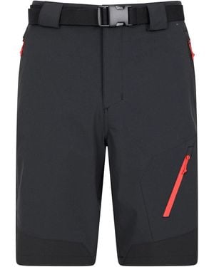 Mountain Warehouse Forest Water-Resistant Trekking Shorts - Gray