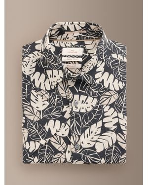 Next Regular Fit Short Sleeve Cotton Texta Print Shirt - Multicolor