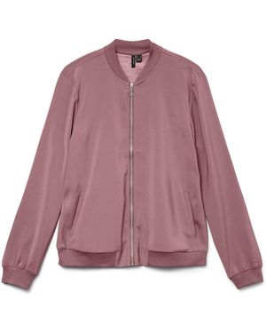 Vero Moda Lightweight Bomber Jacket - Purple