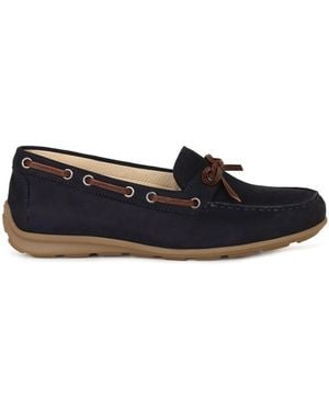 Gabor Evie Nubuck Loafers - Blue