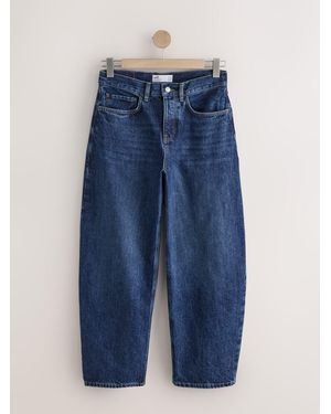 Self Dark Barrel Jeans - Blue