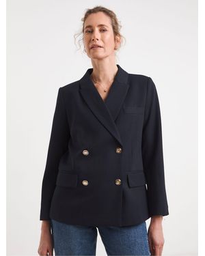 JD Williams Double Breasted Blazer - Blue