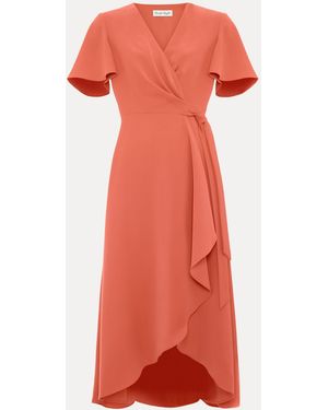 Phase Eight Julissa Wrap Dress - Rot