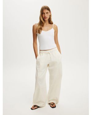 Cotton On Jackson Utility Pants - White