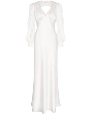 OMNES Martinique Twist Front Dress - White