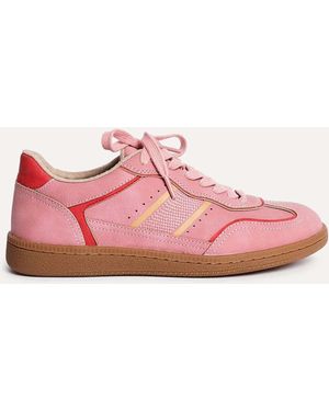 Linzi Vortex Slim Side Panel Sneakers - Pink