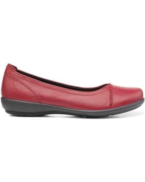 Hotter Robyn Ii Slip-On Leather Shoes - Pink