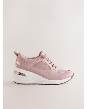 Next Forever Comfort Glam Wedge Sneakers - Pink