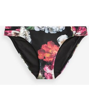 Next Rot Mit Blumenmuster - Braun