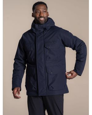 Craghoppers X National Trust Hamps Insulated Waterproof Jacket - Blue
