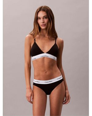 Calvin Klein Calvin Klein Brief Icon Cotton Modal Panties - Black