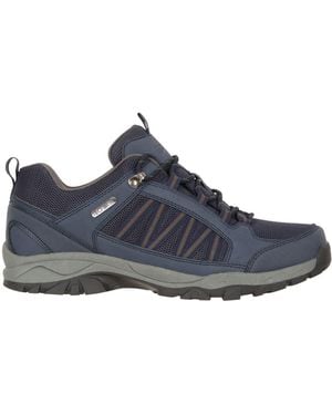 Mountain Warehouse Path Wasserdichte Outdoor-Wanderschuhe - Blau
