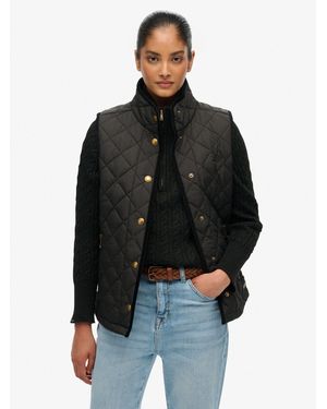 Superdry Estate Country Liner Gilet - Black