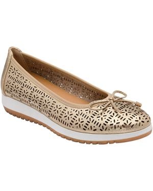 Lotus Slip-On Shoes - Natural