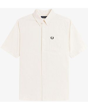 Fred Perry Oxford Shirt - White