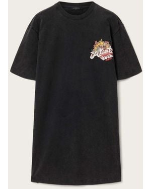 AllSaints Allsaints Roque T-Shirt Dress - Black