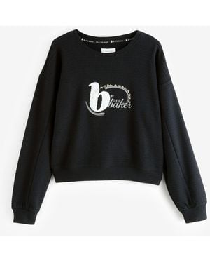 Ted Baker Knit Rib Jumper - Black