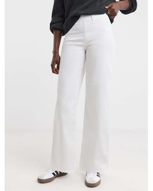JD Williams Wide Leg Jeggings - White
