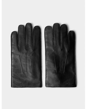 Hackett Leather Gloves - Black