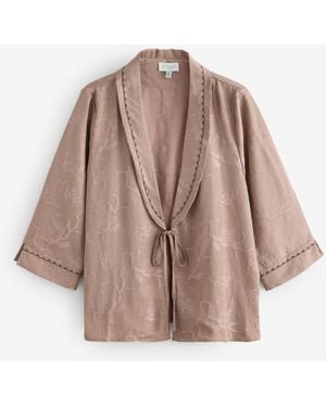Ted Baker Hemd Aus Jacquard-Satin - Pink