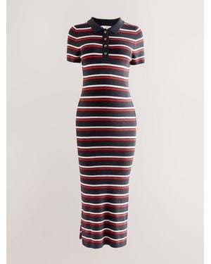 Next Maternity Collared Knit Dress - Multicolor