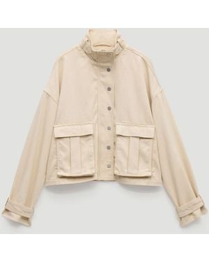 Hush Melinda Supersoft Utility Jacket - Natural